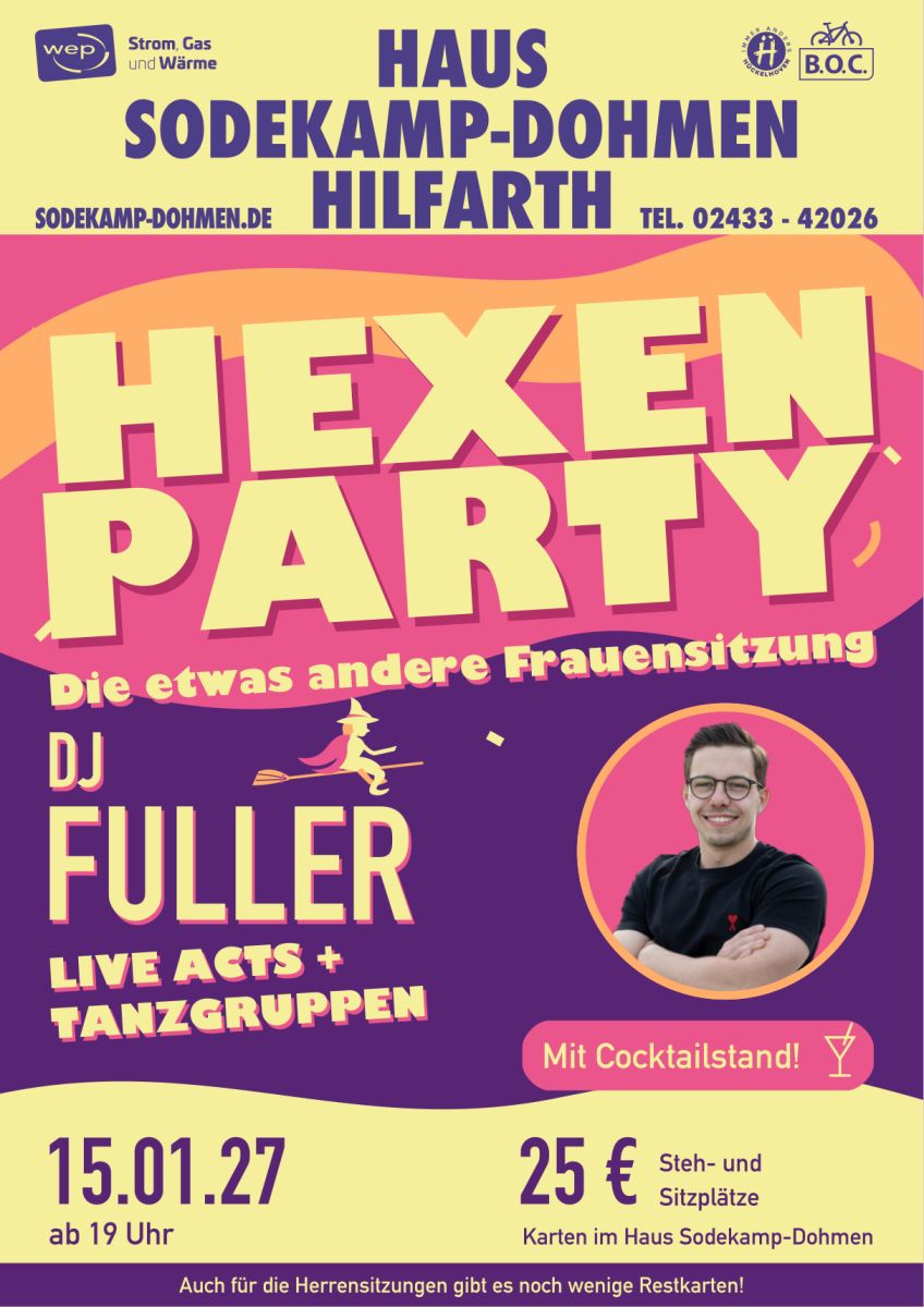Hexenparty – Die etwas andere Frauensitzung