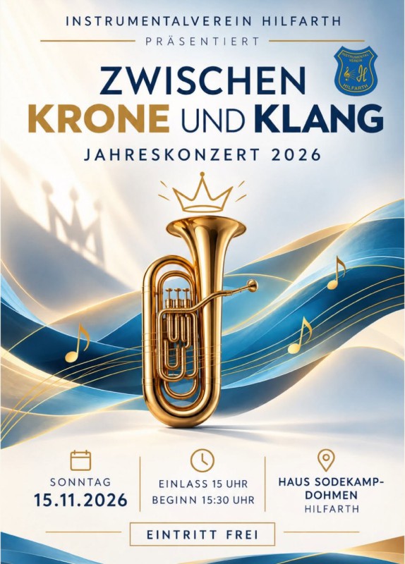 Zwischen Krone und Klang – Jahreskonzert 2026